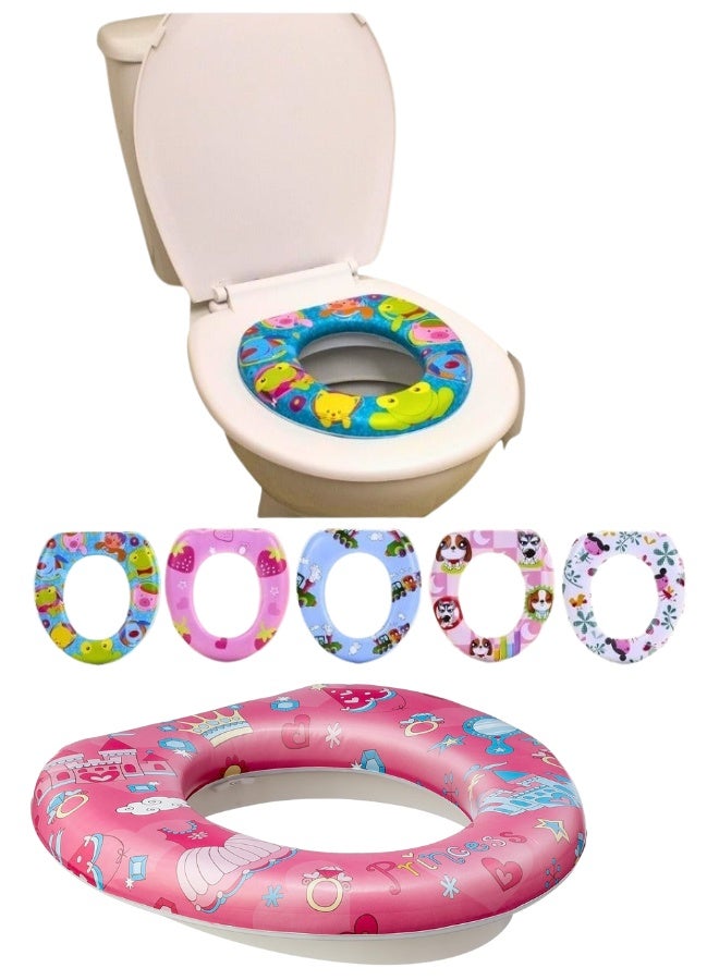 قاعدة بوتي أطفال مبطنة مضادة للانزلاق – نعل مريح ومرن مناسب للأولاد والبنات – خامات ناعمة وآمنة على بشرة الطفل – تصميم خفيف للاستخدام اليومي داخل المنزل وخارجه – ألوان متعددة - Image 1